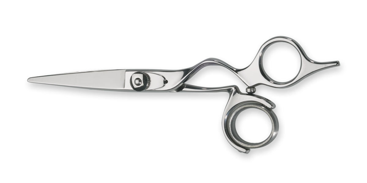 Diavolo Friseurschere "Meisterwerk 8.1D" aus rostfreiem Stahl mit Leichtlaufkugellagern für professionelle Anwendung