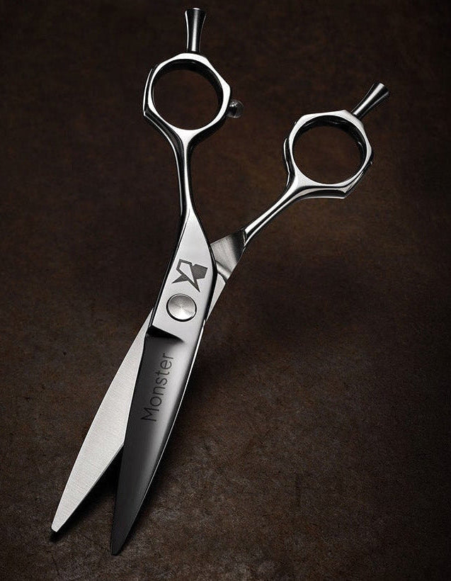 Diavolo Haarschneideschere Monster aus Edelstahl mit ergonomischem Griff für professionelle Friseuranwendung