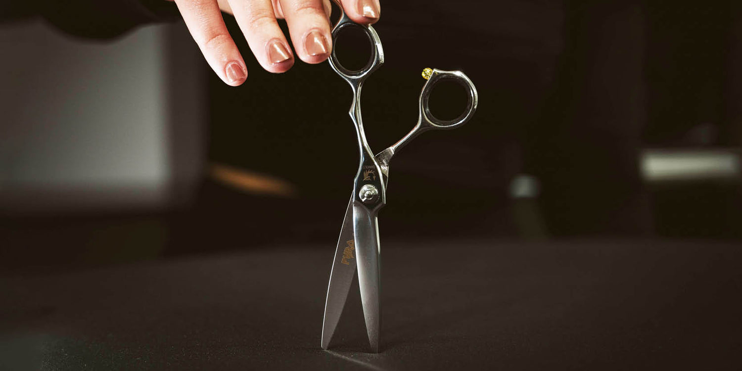 Friseurschere "Pyro" – Feuer der Sehnsucht