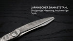 Friseurschere "Damast 5.5" – Präzision trifft Perfektion mit einzigartiger Maserung aus japanischem Damaststahl von SHIDOSHA.