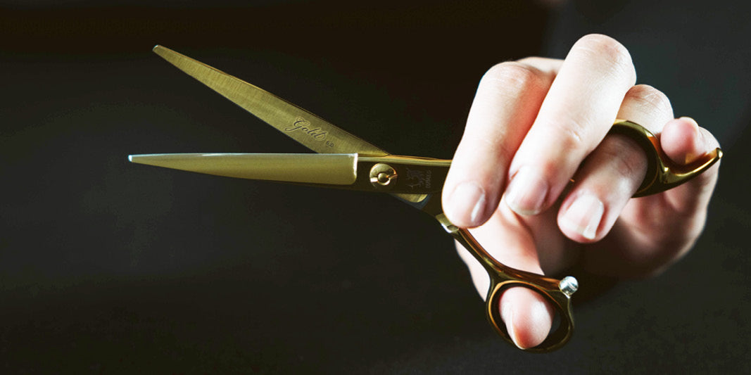 Friseurschere "Gold" – Glanz der Unvergänglichkeit