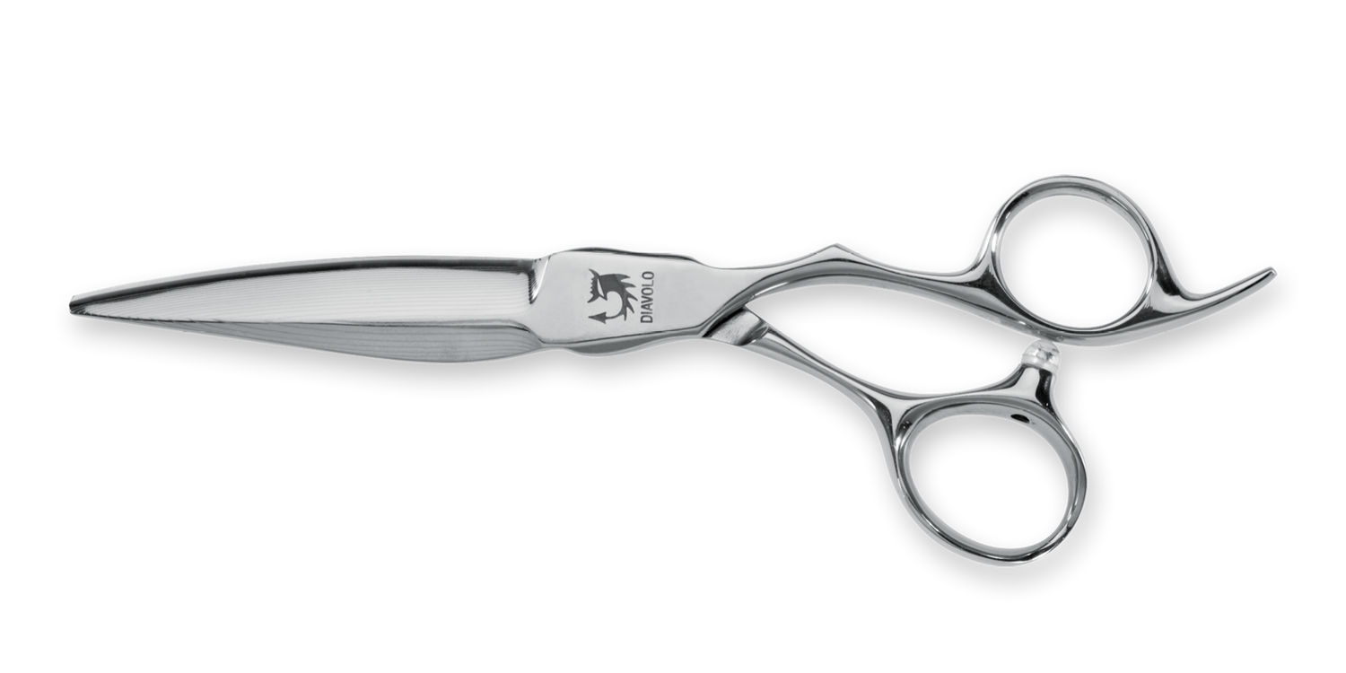 Friseurschere "Damast Inferno" – Intensive Leidenschaft