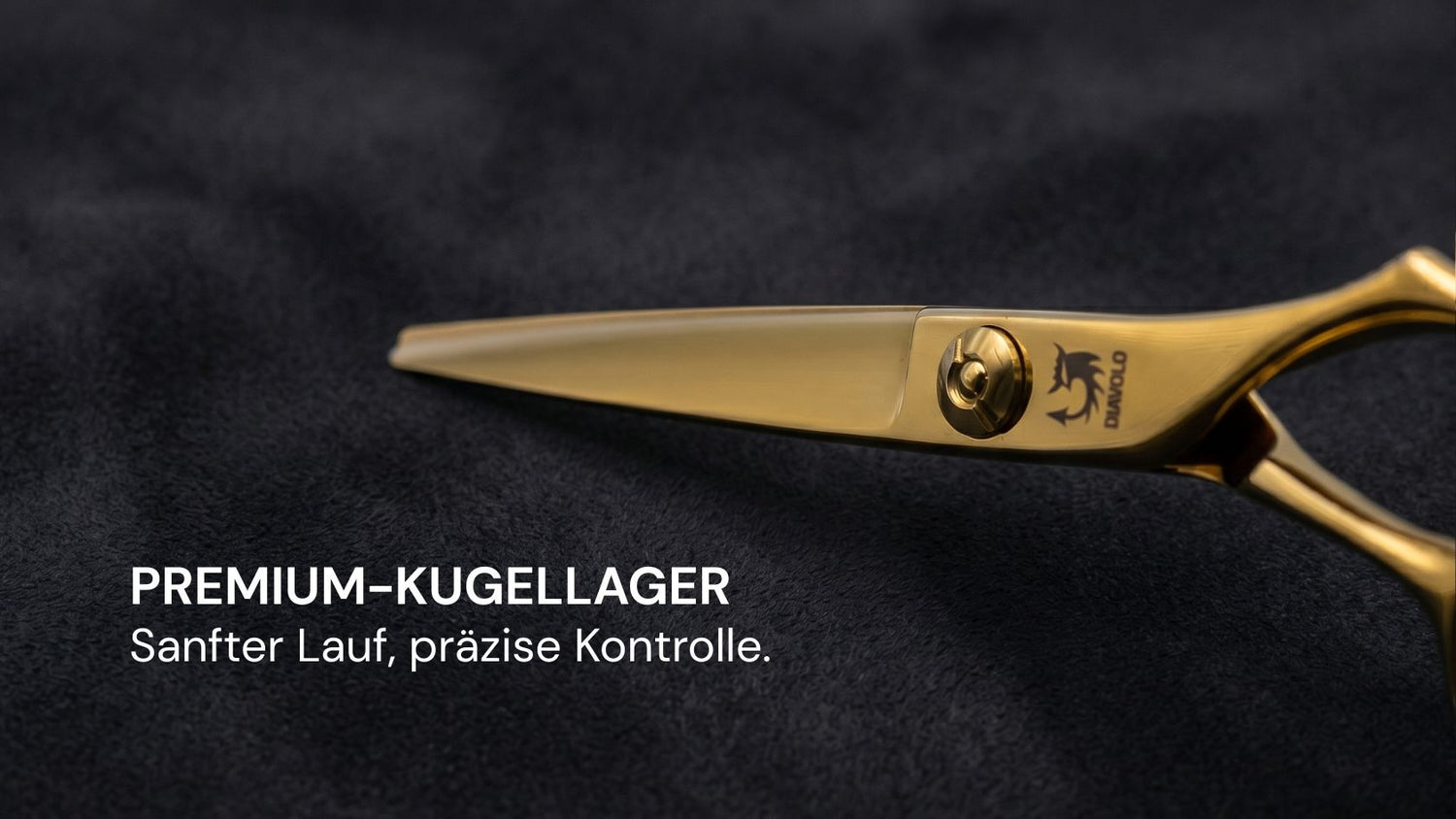 Friseurschere "Gold" – Glanz der Unvergänglichkeit