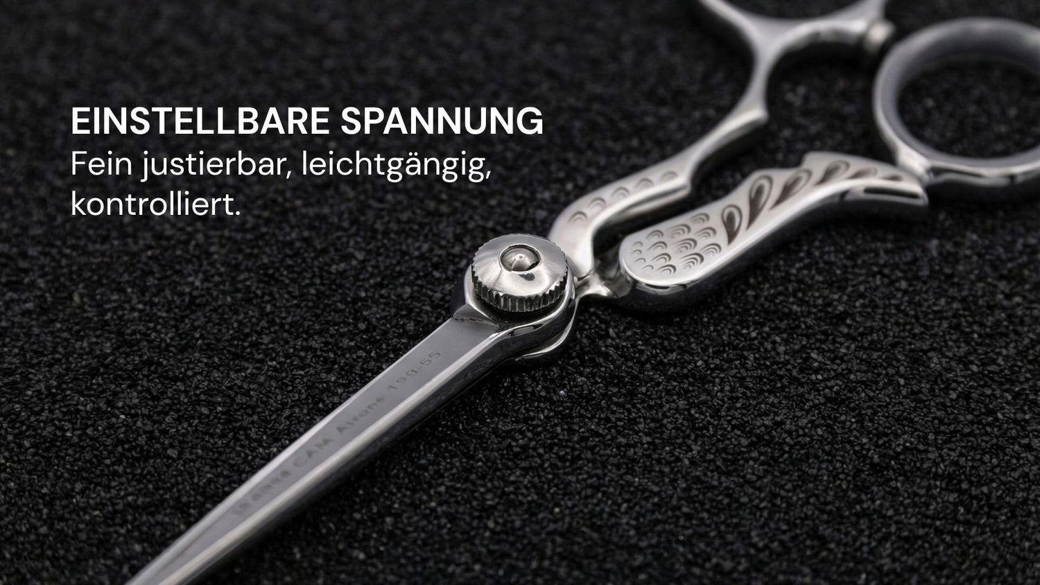 Friseurschere "Airone" – Himmel und Freiheit