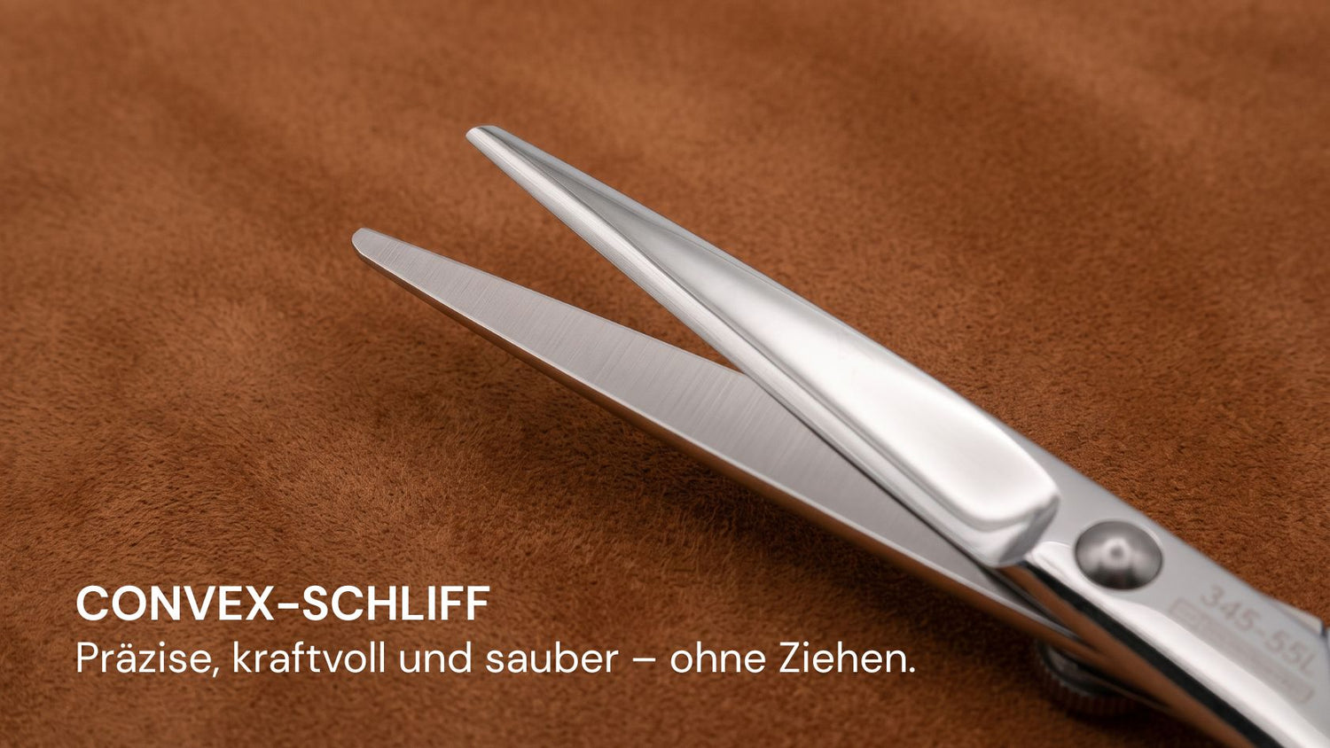 Friseurschere "Lefty Ergo" – Form und Funktion
