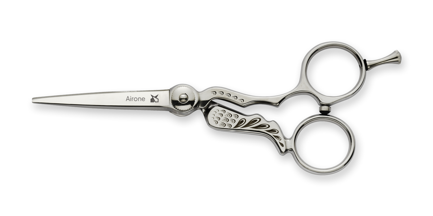 Friseurschere "Airone" – Himmel und Freiheit