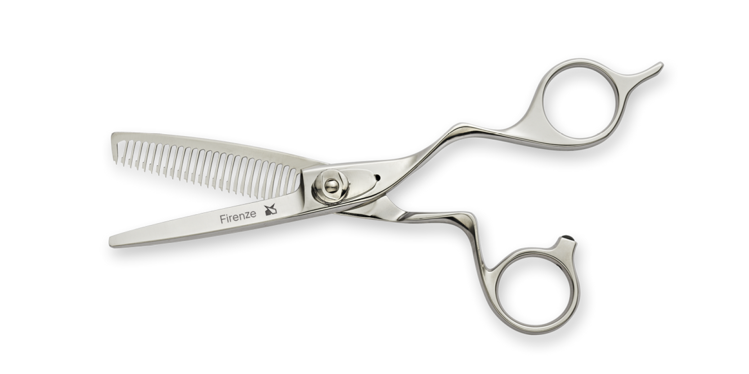 Friseurschere "Firenze Thinner" – Glanz der Geschichte
