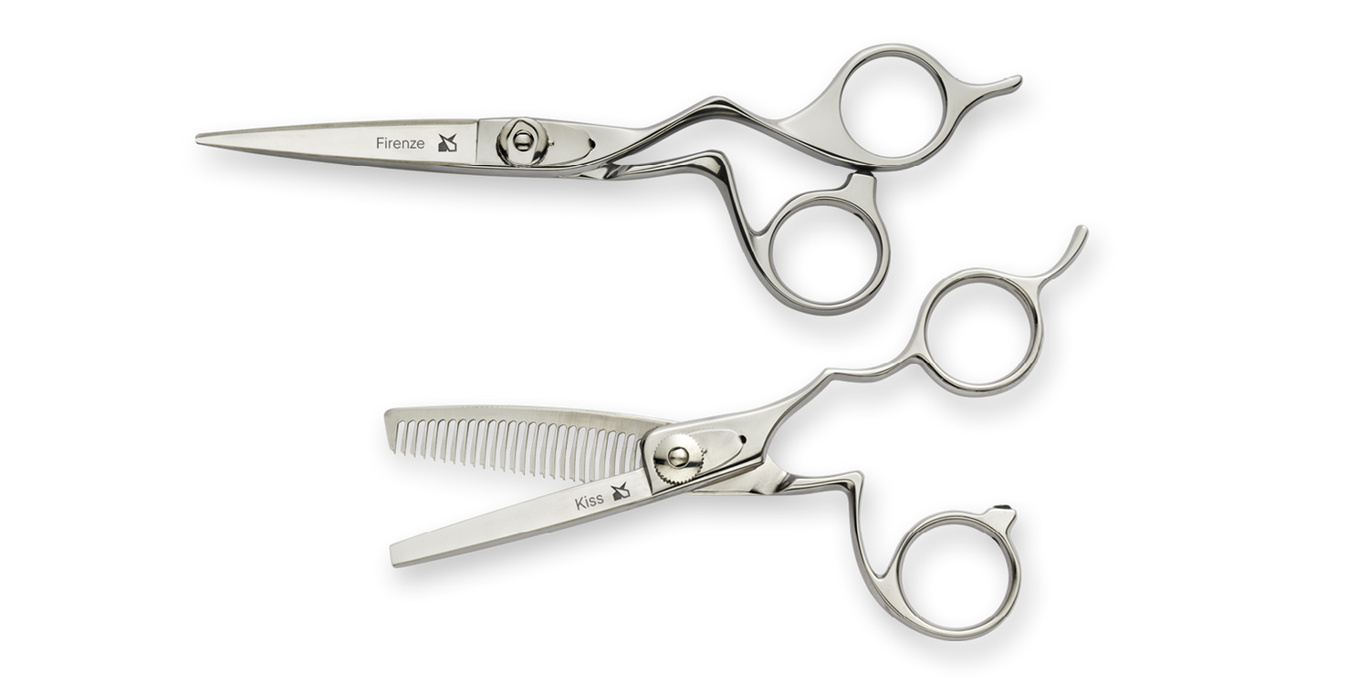 Friseurscherenset "Kiss" + "Firenze" – Gefühl trifft Präzision