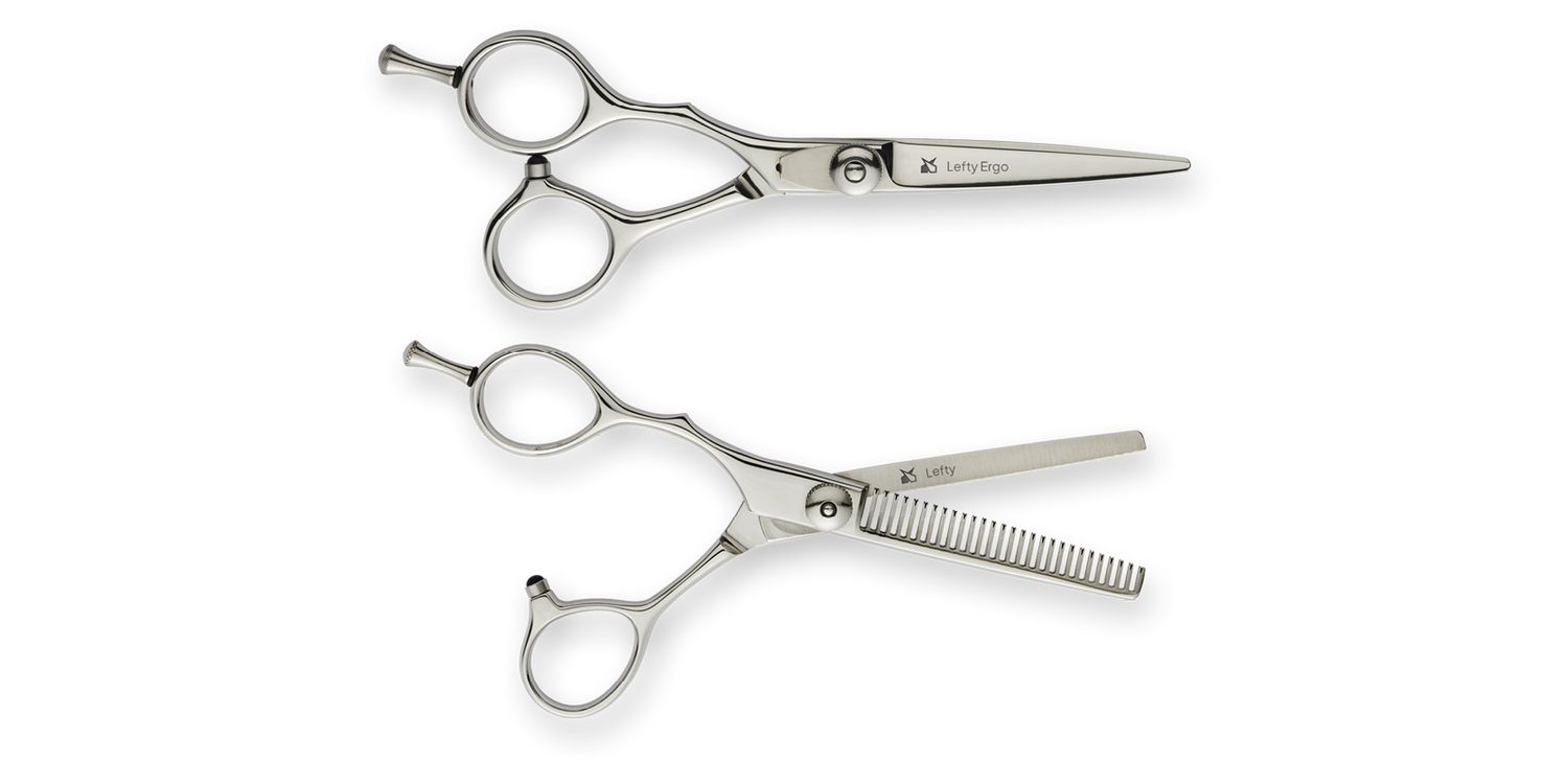 Friseurscherenset "Lefty" – Die Linkshänder-Komposition
