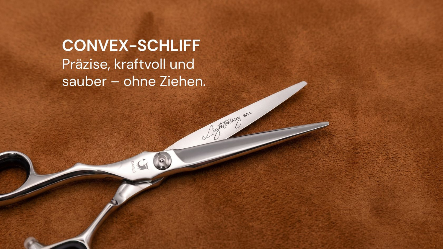Friseurschere "Lightning Lefty" – Der Blitz für Linkshänder