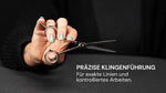 Friseurschere "New Venezia" – Klassik trifft Schnitt von LEADER mit präziser Klingenführung für professionelles Haarschneidewerkzeug.