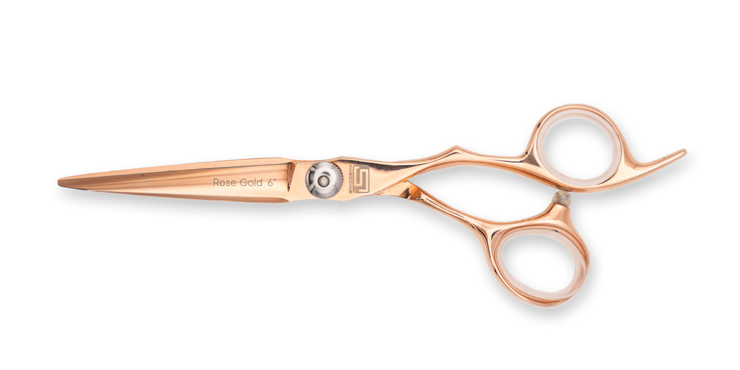 Friseurschere "Rosegold" – Glanz und Wärme