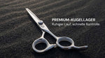 Friseurschere "Spada" – Die Schwertschere von LEADER mit Premium-Kugellager für ruhigen Lauf und präzise Kontrolle.