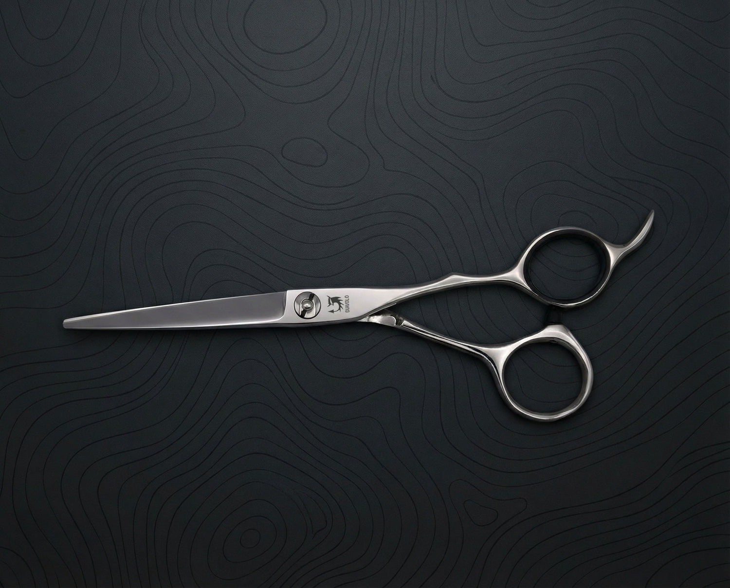 Shidosha Haarschneideschere aus rostfreiem Stahl mit ergonomischem Griff für professionelle Anwendung