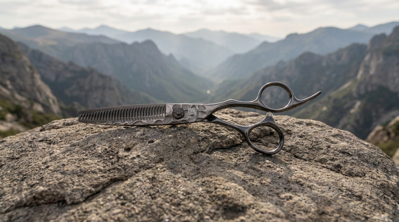 Friseurschere "The Rock Three Zero" – Rebellion der Form